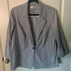 Jones Studio Pinstripe Blazer